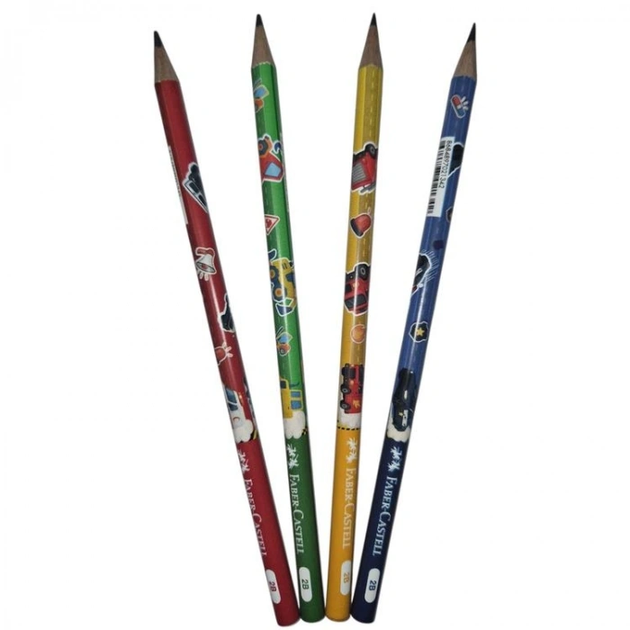 FABER CASTELL CITY SQUAD YUVARLAK KURŞUN KALEM 2B 5244000089 - TEKLİ