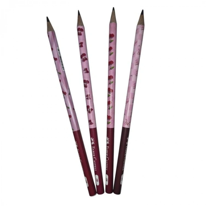 FABER CASTELL CHERRY YUVARLAK KURŞUN KALEM 2B 5244000086 - TEKLİ