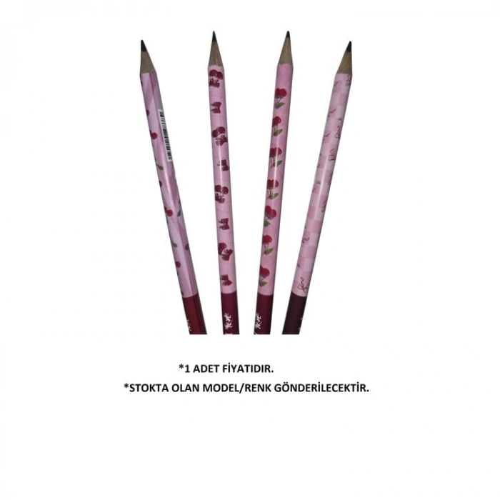 FABER CASTELL CHERRY YUVARLAK KURŞUN KALEM 2B 5244000086 - TEKLİ