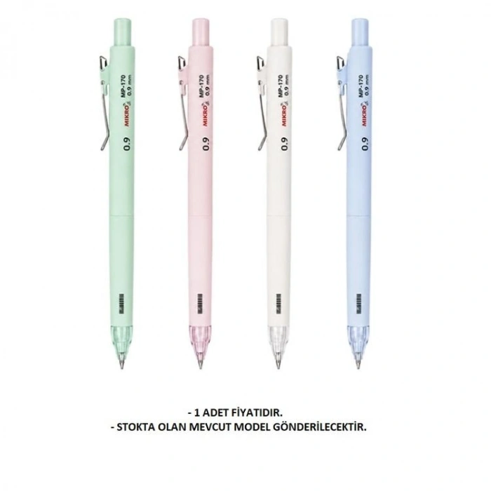 MİKRO MP-170 PASTEL RENKLER ÜÇGEN GÖVDE 0.9mm VERSATİL KALEM