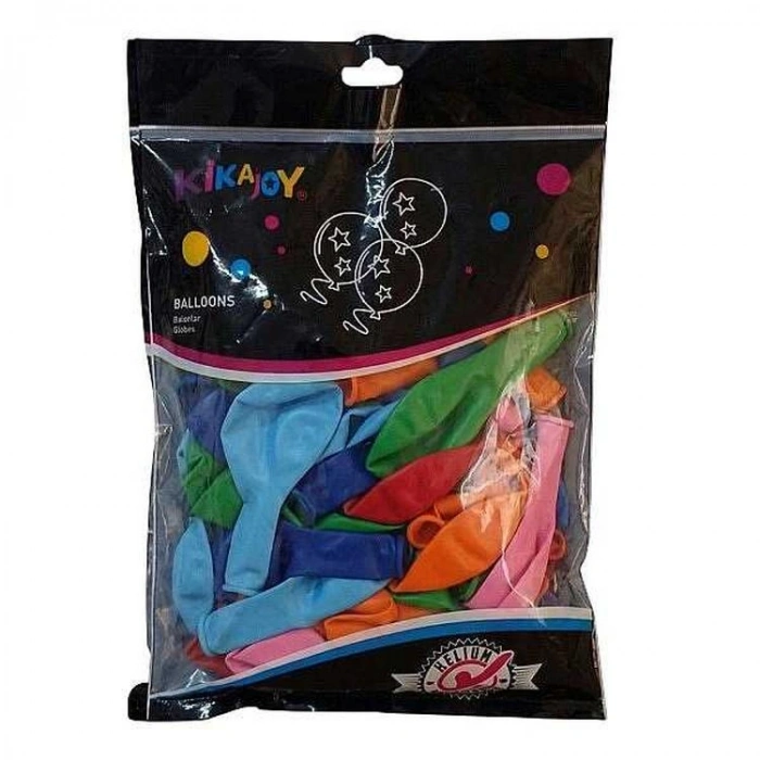 SPOT BALON 2006680-13  BASKISIZ BALON 100lü 12 İNÇ 30cm TEK PAKET KARIŞIK RENK  8+
