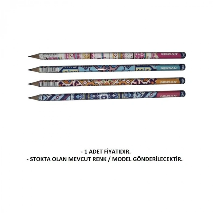 PENSAN 96050 FUN PENCILS MOTİF DESENLİ KURŞUN KALEM HB- TEKLİ