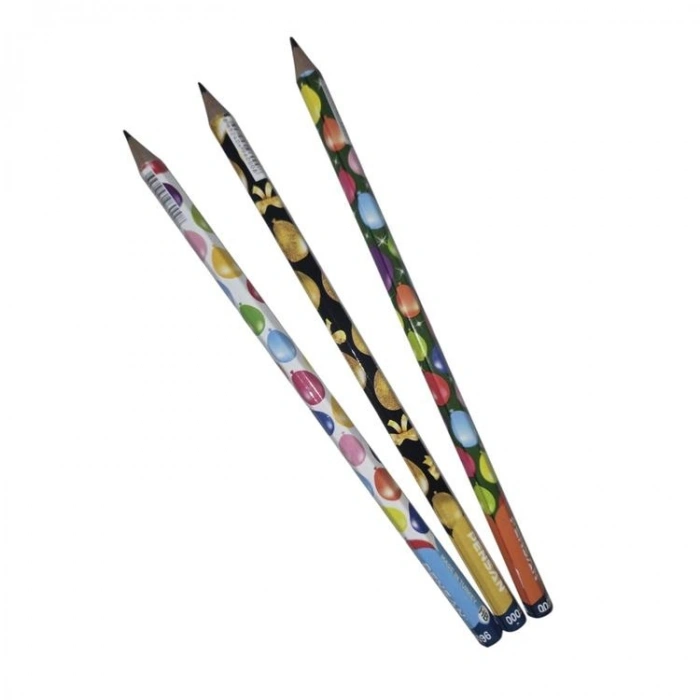 PENSAN 96000 FUN PENCILS BALON DESENLİ KURŞUN KALEM HB- TEKLİ