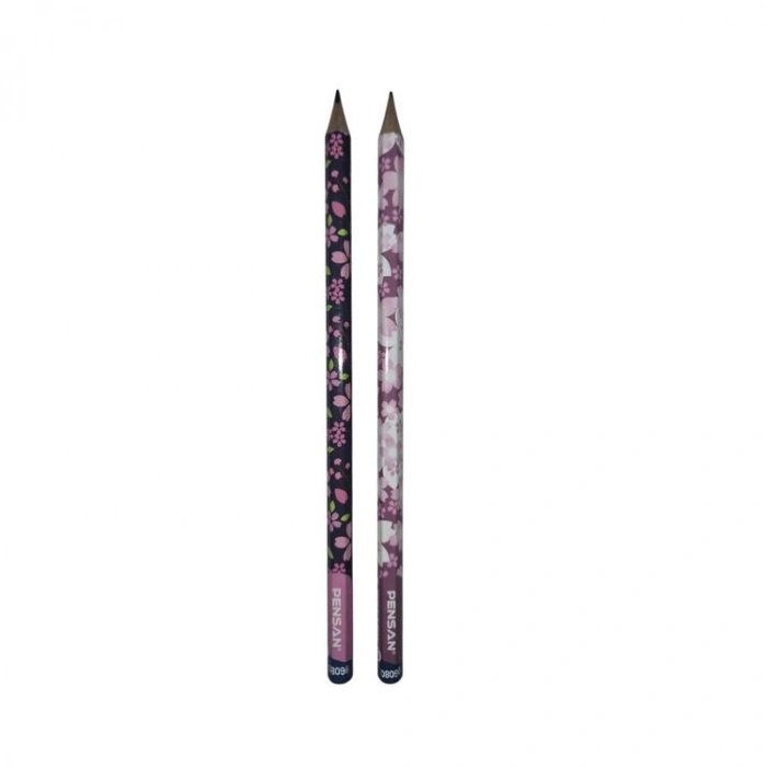 PENSAN 96080 FUN PENCILS BAHAR ÇİÇEKLERİ DESENLİ KURŞUN KALEM HB- TEKLİ