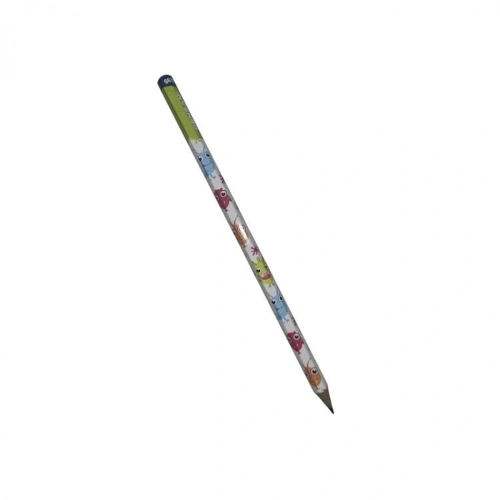 PENSAN 96110 FUN PENCILS SEVİMLİ CANAVARLAR DESENLİ DESENLİ KURŞUN KALEM HB- TEKLİ