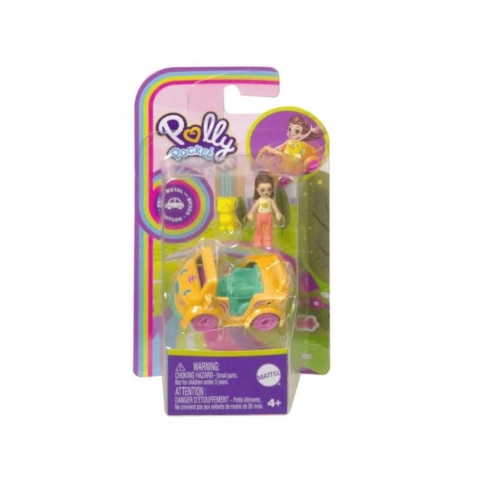 MATTEL HKV55/HKV60 POLLY POCKET MUHTEŞEM ARAÇLAR OYUN SETİ 4+