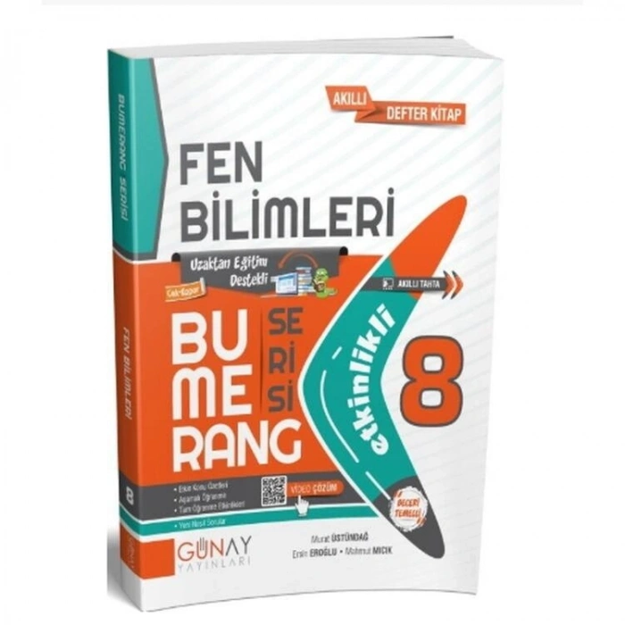 GÜNAY 8. SINIF BUMERANG AKILLI ETKİNLİKLİ BECERİ TEMELLİ FEN BİLİMLERİ