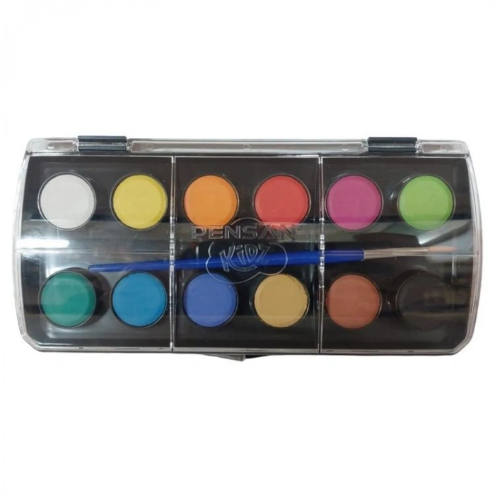 PENSAN KİDZ SULU BOYA 12 RENK - PE7003SB12