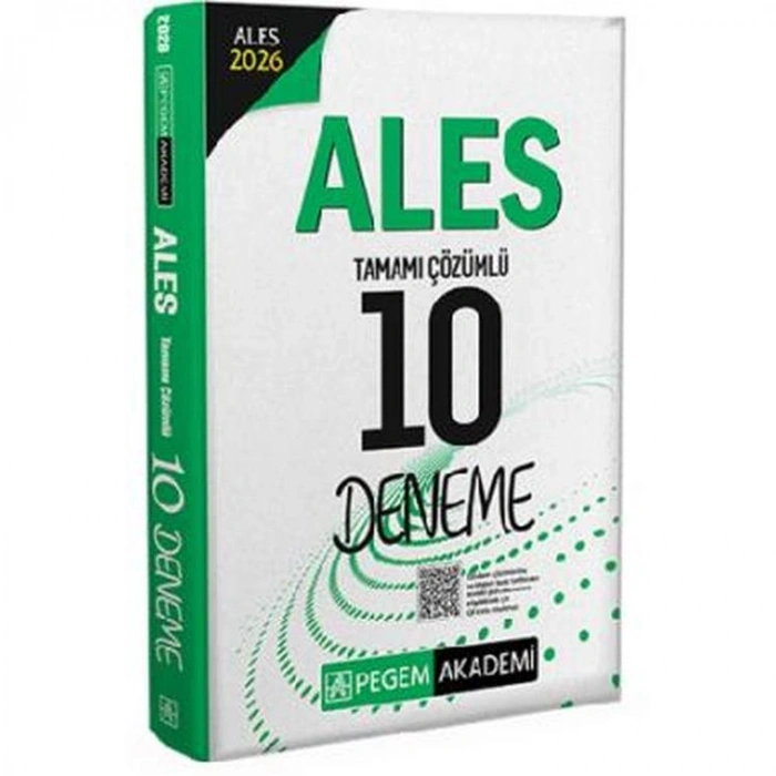 PEGEM 2026 ALES TAMAMI ÇÖZÜMLÜ 10 DENEME