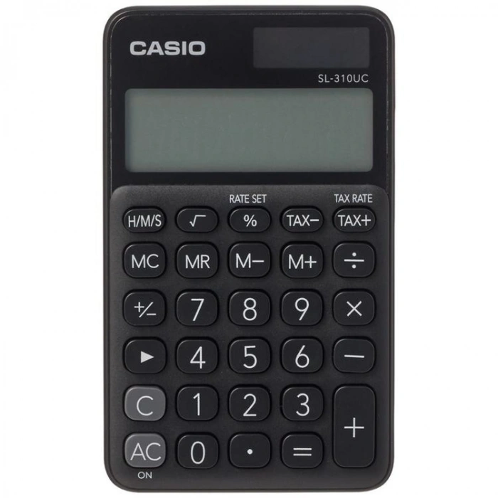 CASIO SL-310UC-WE-N-DC 10 HANE CEP TİPİ HESAP MAKİNESİ - BEYAZ