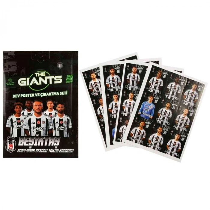 MYTHOS BEŞİKTAŞ 2024-2025 SEZONU THE GIANTS DEV POSTER VE ÇIKARTMA SETİ