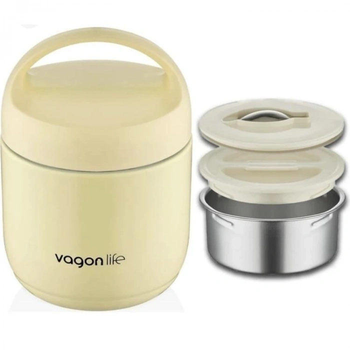 VAGONLİFE PASLANMAZ ÇELİK YEMEK KABI 1200 ML - LUNCH BOX  BL10104