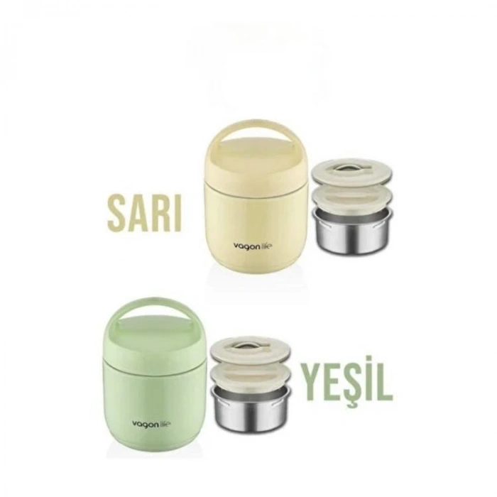 VAGONLİFE PASLANMAZ ÇELİK YEMEK KABI 1200 ML - LUNCH BOX  BL10104