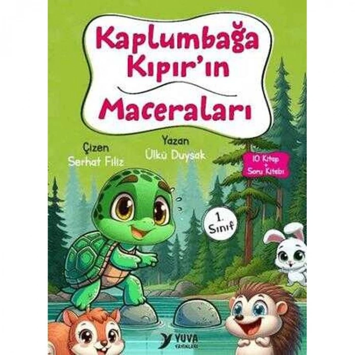 KAPLUMBAĞA KIPIRIN MACERALARI 10 KİTAP SET ( 1. SINIFLAR İÇİN)