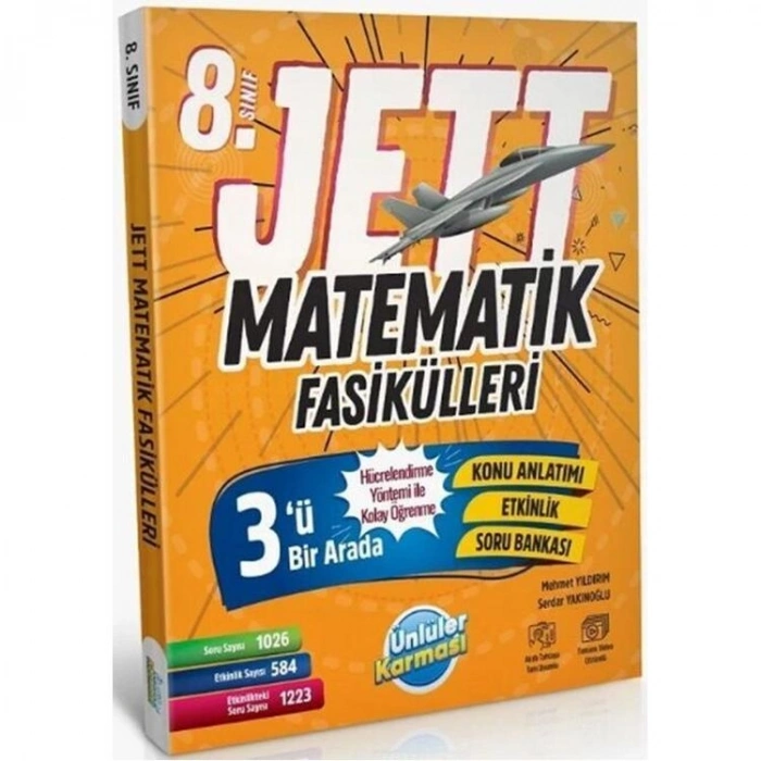 ÜNLÜLER KARMASI 8. SINIF JETT MATEMATİK FASİKÜLLERİ