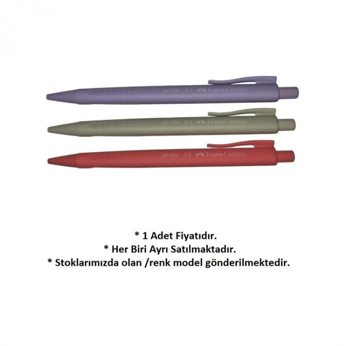 FABER CASTELL ECON SOFT FRESH 0.5MM VERSATİL KALEM 135017 - TEKLİ
