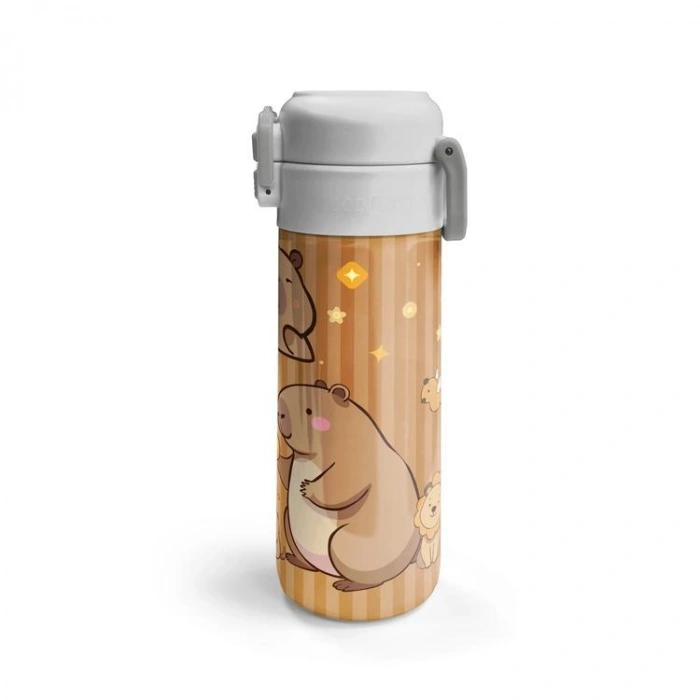 CORAL HIGH 31790 CAPYBARA DESENLİ PİPETLİ VE DİREKT İÇİM ÇELİK TERMOS 500ML