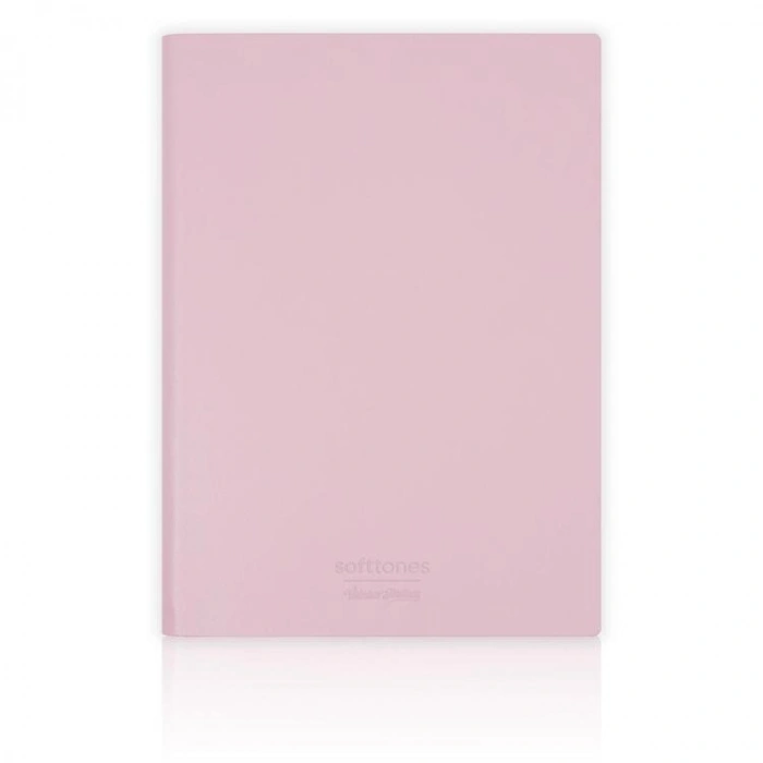 VICTORIAS JOURNALS 1004 SOFTTONS ESNEK KAPAK A6 80gr. 96YP. KREM ÇİZGİLİ DEFTER PASTEL PUDRA