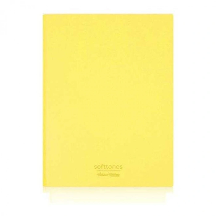 VICTORIAS JOURNALS 1005 SOFTTONS ESNEK KAPAK A6 80gr. 96YP.KREM ÇİZGİLİ DEFTER PASTEL SARI