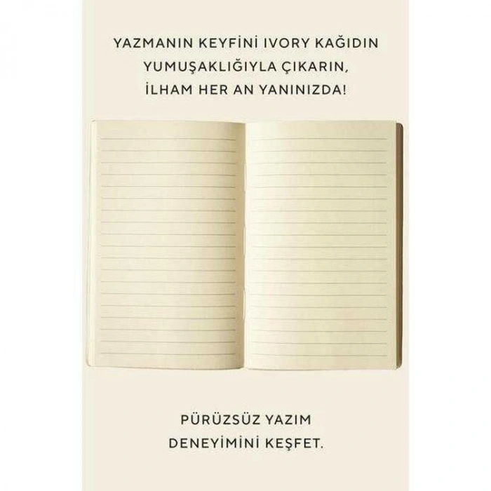 VICTORIAS JOURNALS 1005 SOFTTONS ESNEK KAPAK A6 80gr. 96YP.KREM ÇİZGİLİ DEFTER PASTEL SARI