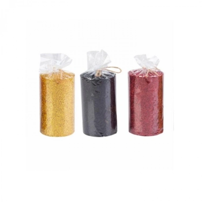 NUR MUM X-537 TAKOZ SİLİNDİR SİMLİ MUM 6,5x9,5cm - TEKLİ