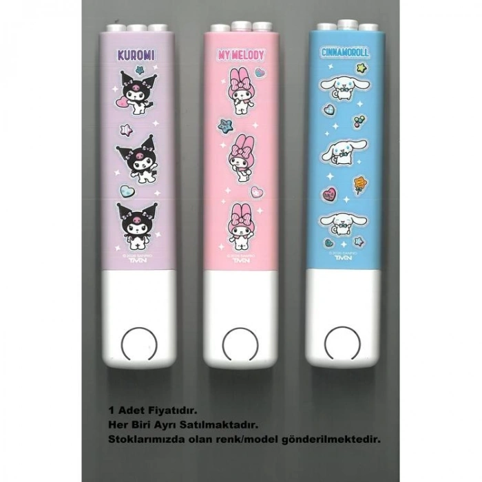 TMN7 198586 KUROMI& MY MELODY&CINNAMOROLL BİTMEYEN SONSUZ KURŞUN KALEM 3LÜ SET - TEKLİ