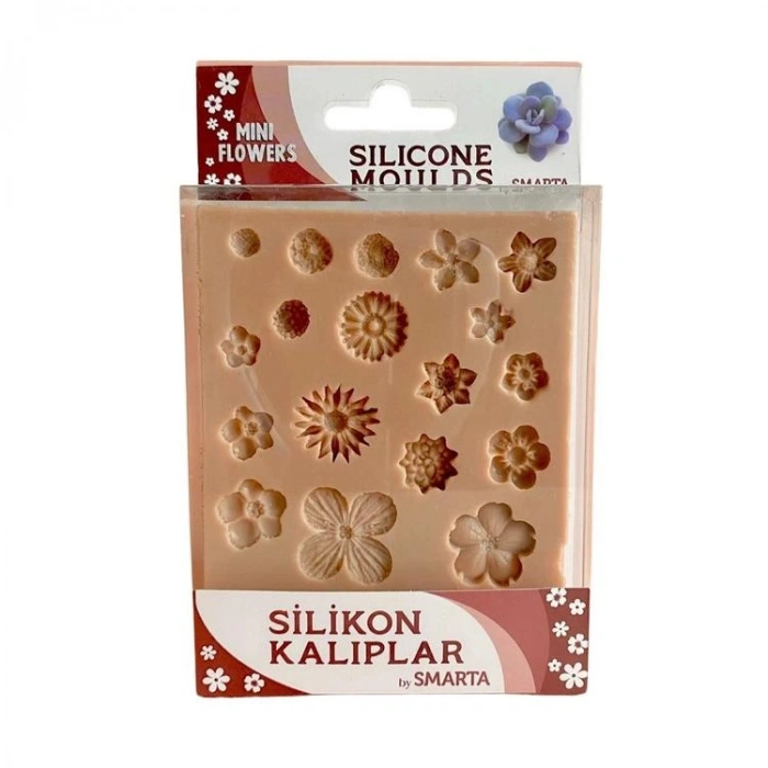 SMARTA SLİKON KALIPLAR - KÜÇÜK ÇİÇEKLER (MINI FLOWERS)