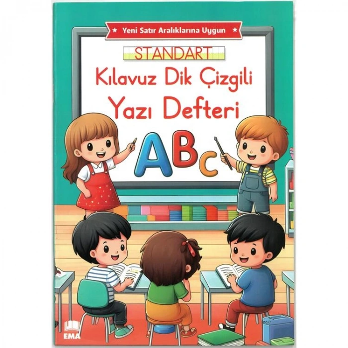 EMA STANDART KILAVUZ DİK ÇİZGİLİ GÜZEL YAZI DEFTERİ A4 24 YP.