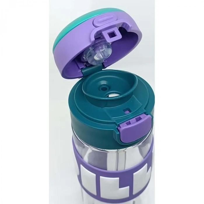 VAGONLİFE DILLER EL TUTMA ASKILI PİPETLİ MATARA D2417 600ML MOR