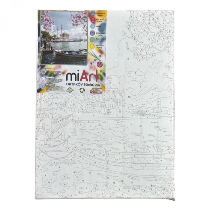 MİART MSB30428 30X40 SAYILARLA BOYAMA TUVAL - ORTAKÖY