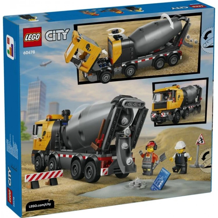 LEGO CITY 60478 CEMENT MIXER 371 PARÇA 7+