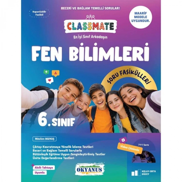 OKYANUS 6. SINIF CLASSMATE FEN BİLİMLERİ SORU FASİKÜLLERİ