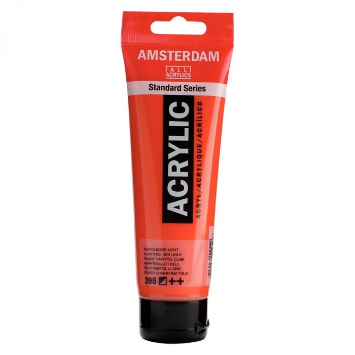 AMSTERDAM  RT17093982 AKRİLİK BOYA 120 ML. NAPHTHOL RED LIGHT