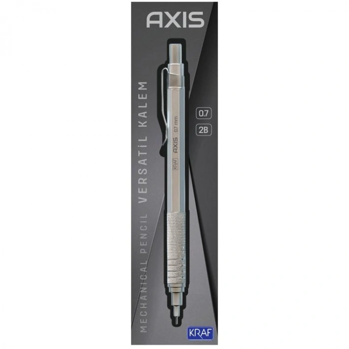 KRAF MP-160 AXIS VERSATİL KALEM 0.7mm SILVER