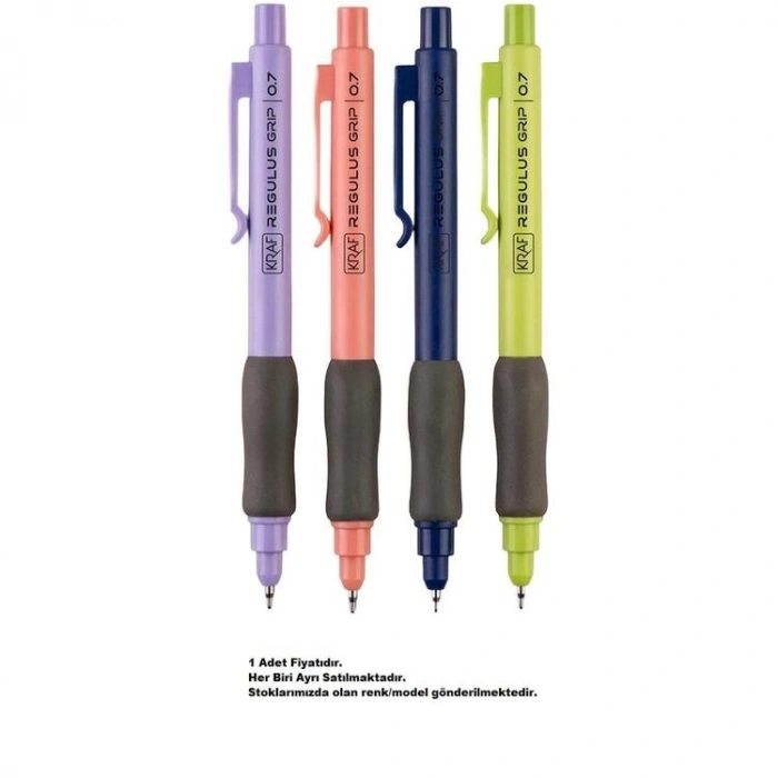 KRAF MP-155 REGULUS VERSATİL KALEM 0.7mm KARIŞIK RENK - TEKLİ