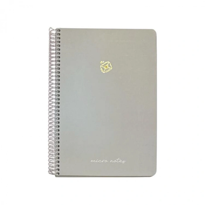 GIPTA MICRO NOTES SPİRALLİ SERT KAPAK 17x24 100YP. NOKTALI DEFTER 8865 - TEKLİ