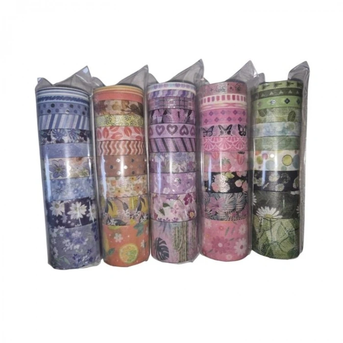 GIPTA K9921 SUGARY RENKLİ DESENLİ BANT10LU ASORTİ SET