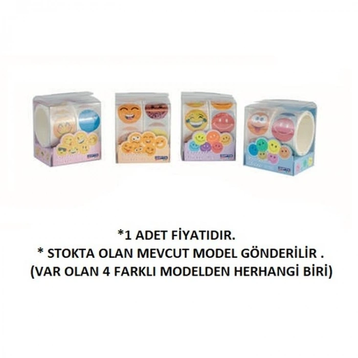 GIPTA K8974 SMILE 2Lİ KUTULU RENKLİ DESENLİ BANT