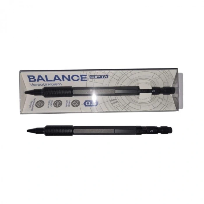 GIPTA K1944 0.5 BALANCE METAL GÖVDE VERSATİL KALEM ANTRASİT - TEKLİ