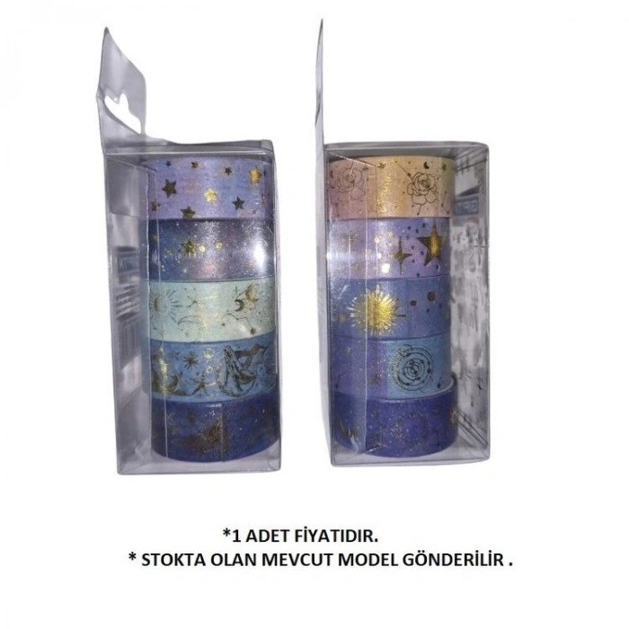 GIPTA K9923 STAR FANTASY RENKLİ DESENLİ BANT SET