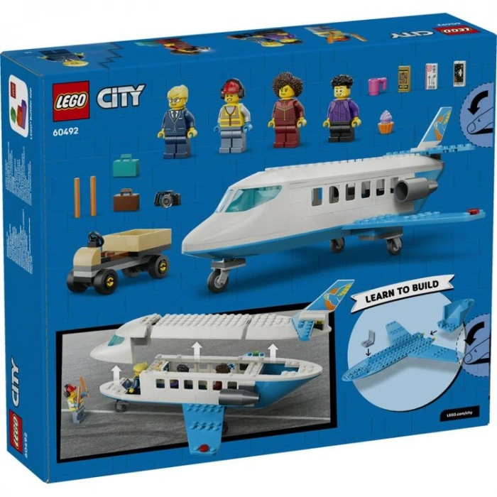 LEGO CITY 60492 PASSENGER JET  118 PARÇA 4+