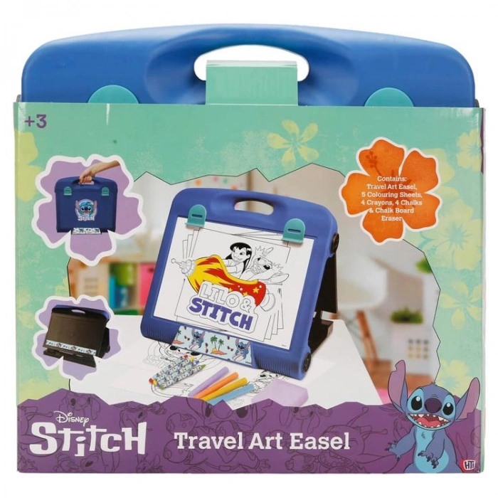 SUNMAN 1057003 SAMBRO SEYAHAT RESİM ŞÖVALESİ ÇOCUK HOBİ SETİ DISNEY STITCH  3+