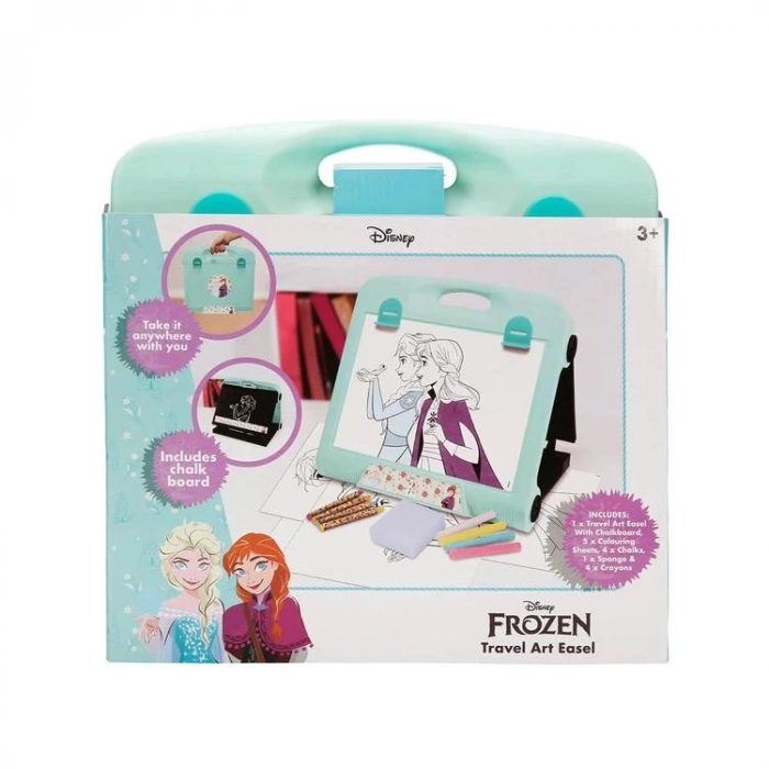 SUNMAN 1057009 SAMBRO SEYAHAT RESİM ŞÖVALESİ ÇOCUK HOBİ SETİ DISNEY FROZEN 3+