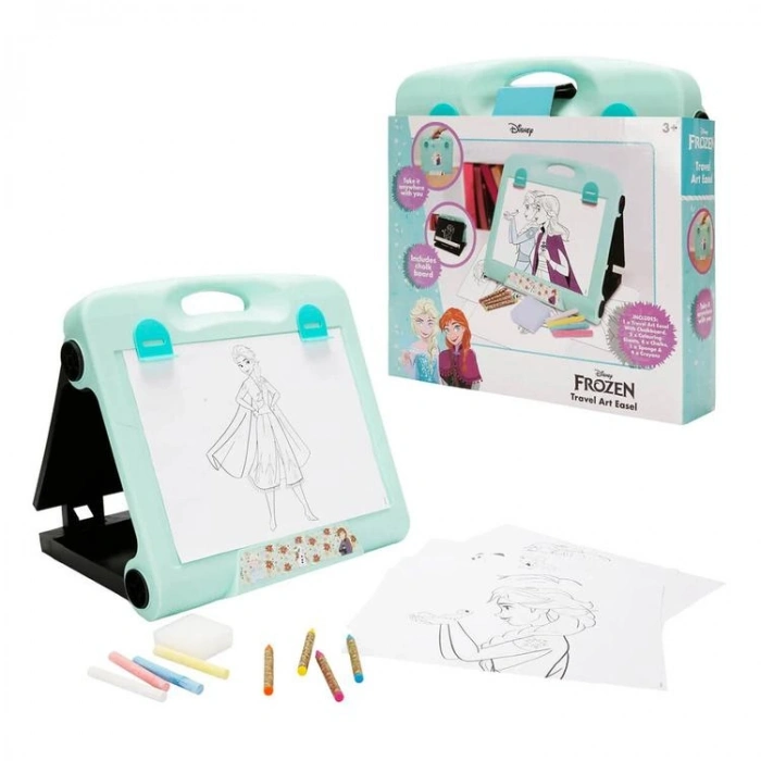 SUNMAN 1057009 SAMBRO SEYAHAT RESİM ŞÖVALESİ ÇOCUK HOBİ SETİ DISNEY FROZEN 3+