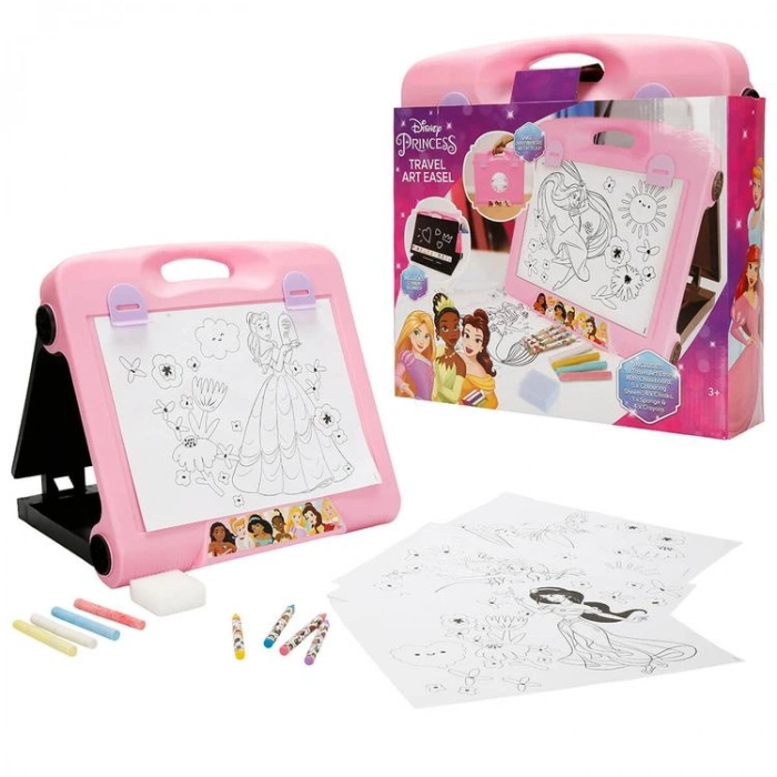 SUNMAN 1057012 SAMBRO SEYAHAT RESİM ŞÖVALESİ ÇOCUK HOBİ SETİ DISNEY PRINCESS 3+