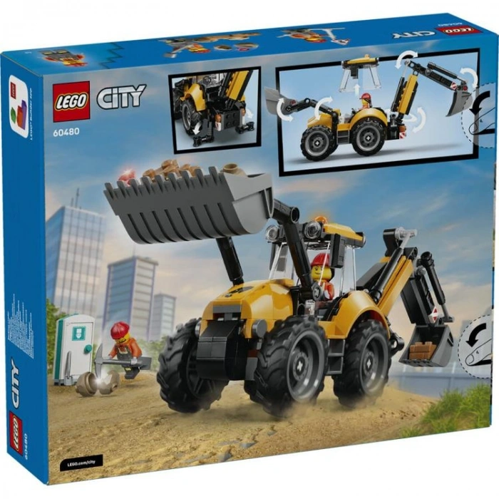 LEGO CITY 60480 BACKHOE LOADER 301 PARÇA 7+