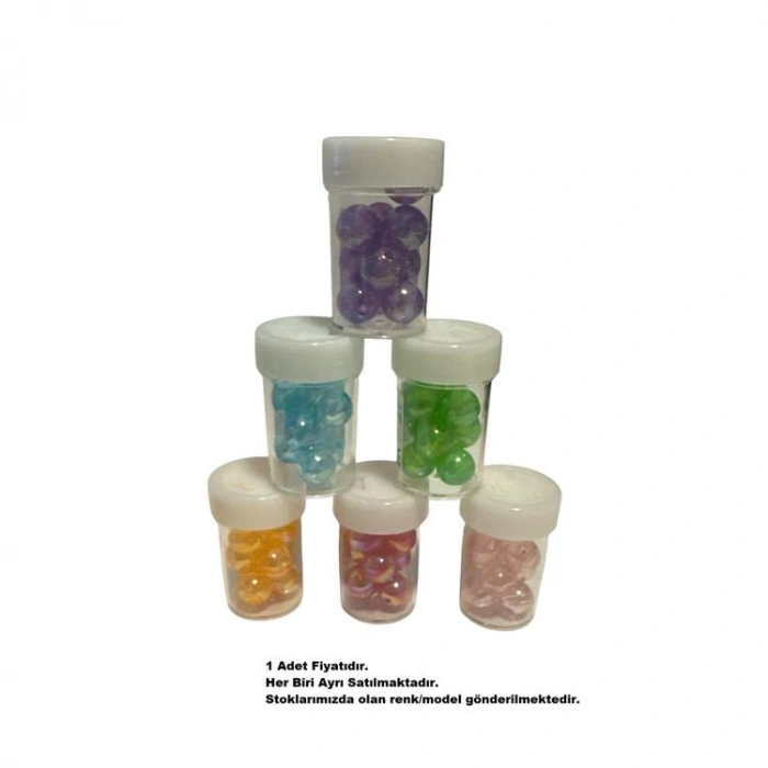 BU-BU BN0002 YUVARLAK BONCUK 12mm RENKLİ - (TEKLİ)