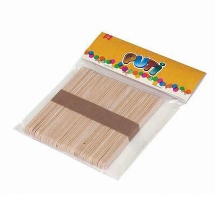 PUTİ 4599 AHŞAP KÜÇÜK BOY DİL ÇUBUĞU 50Lİ TEK PAKET