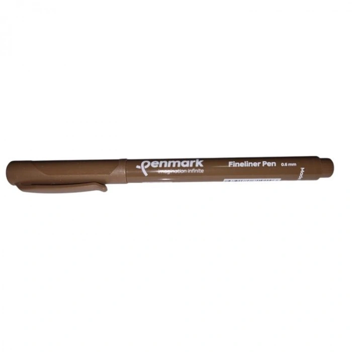 PENMARK HS-800-10 FİNELİNER KALEM 0.6MM JAPON UÇ - KAHVERENGİ