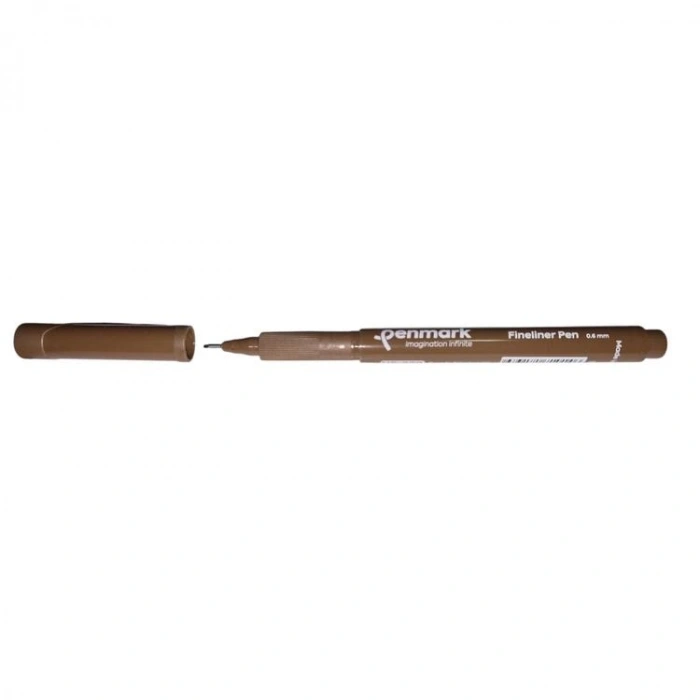 PENMARK HS-800-10 FİNELİNER KALEM 0.6MM JAPON UÇ - KAHVERENGİ